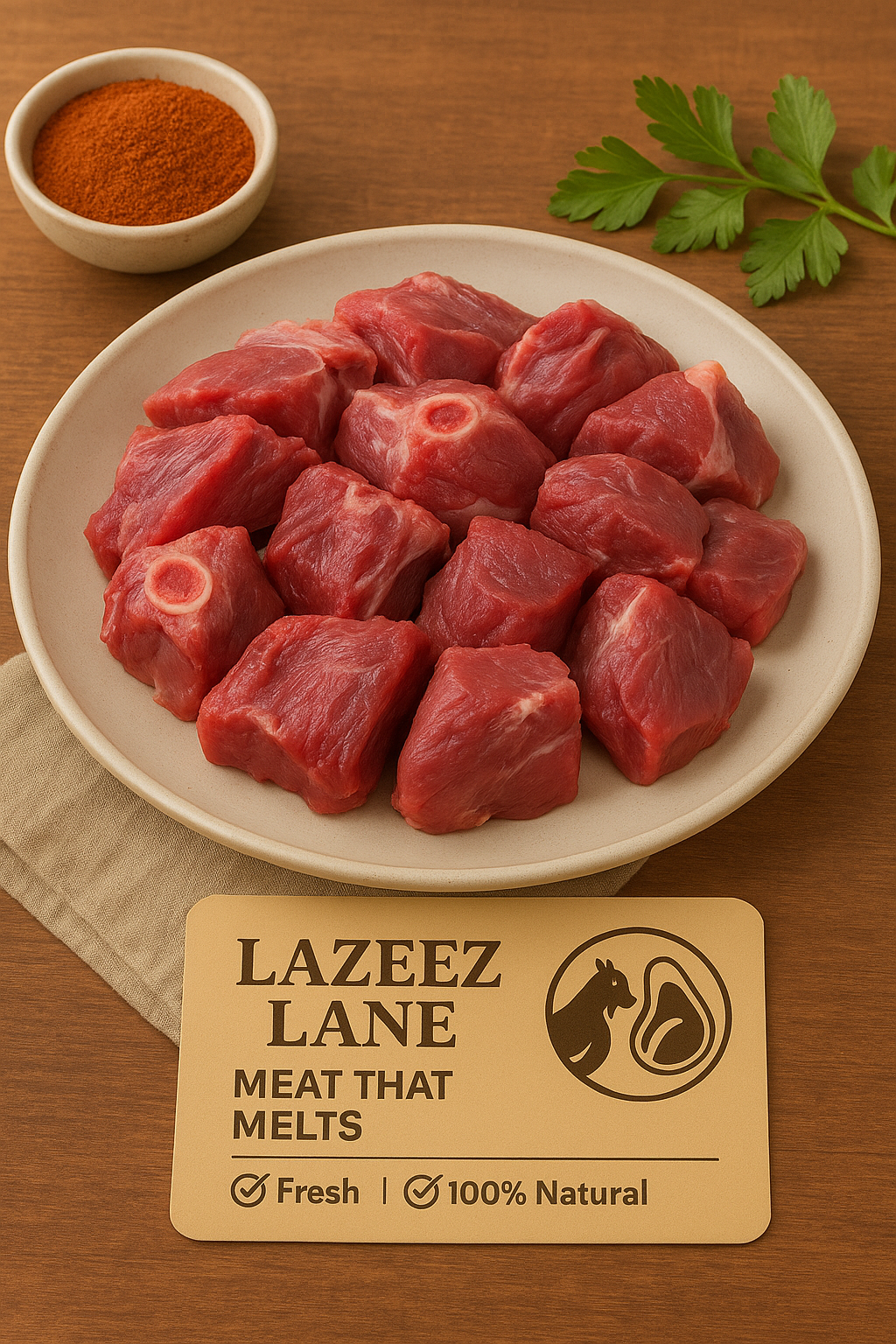 Goat shoulder cut