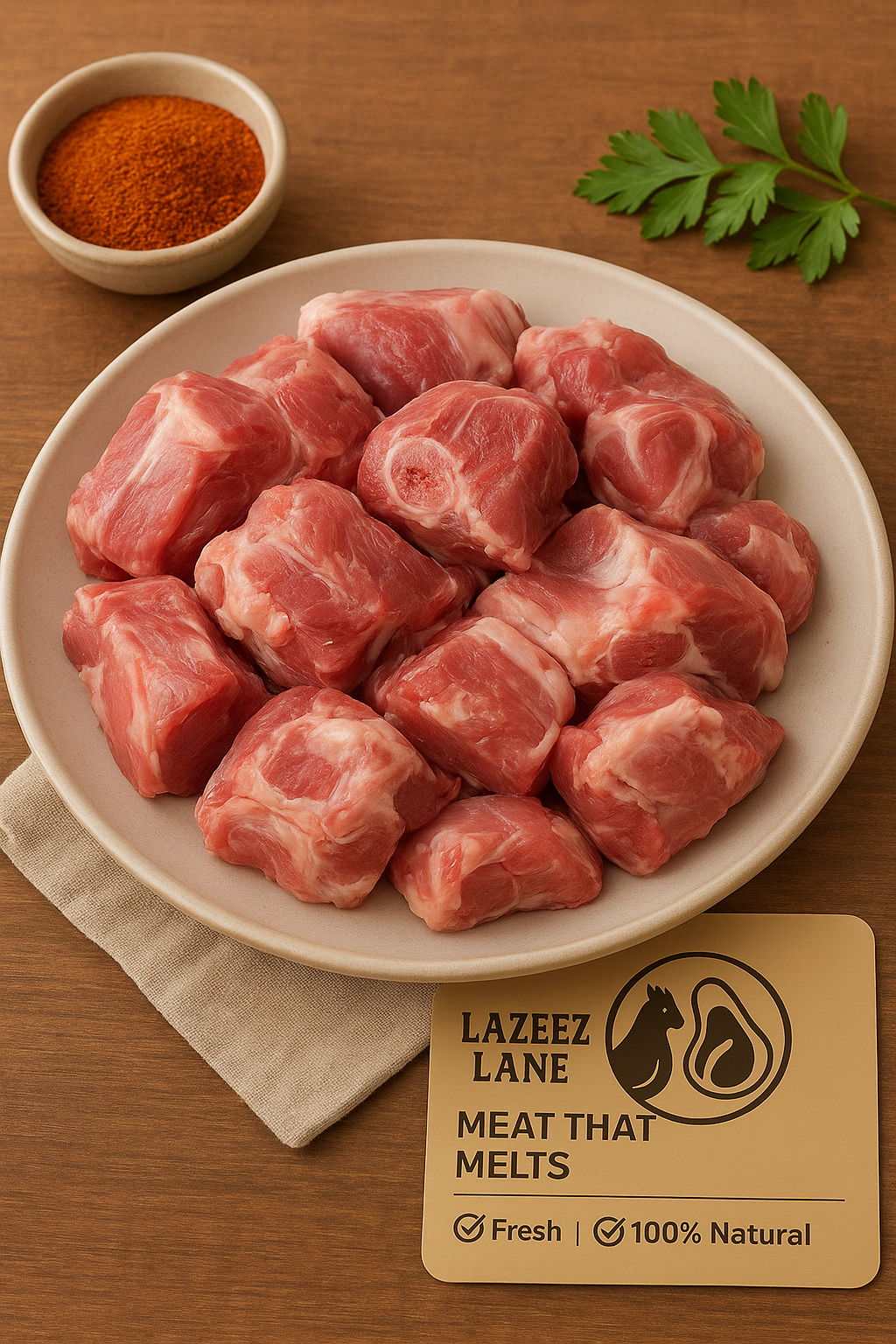 Goat shoulder cut